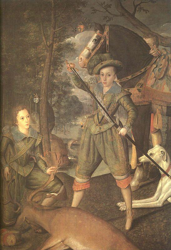 Robert Peake the Elder Henry Frederick, Prince of Wales and Sir John Harington Germany oil painting art